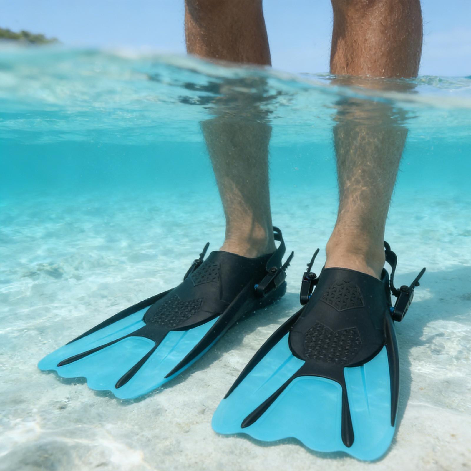 Open Heel Swim Fins Adjustable - Aquatic Sports Scuba ulasan dan harga