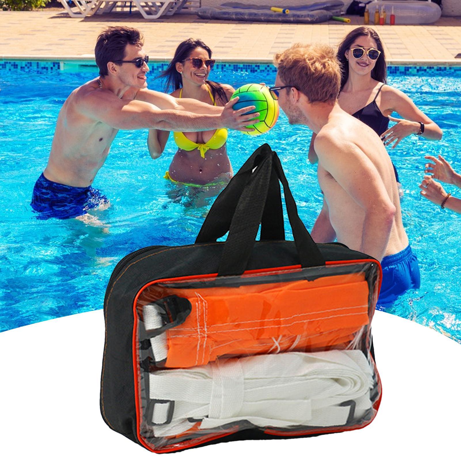 Pool Volleyball Net Adjustable - Aquatic Sports Swimming ulasan dan harga