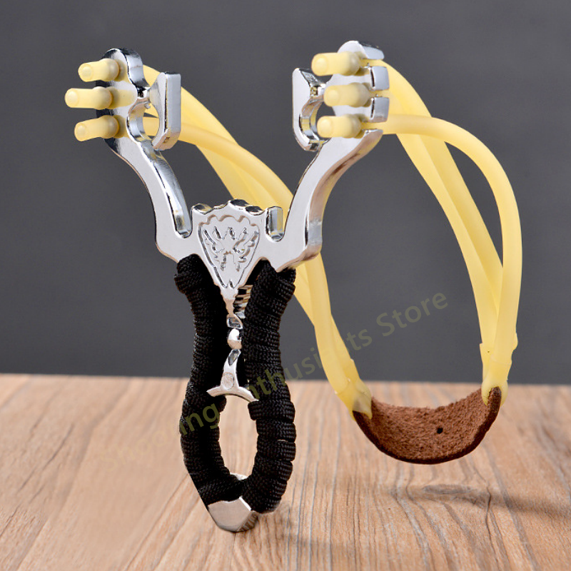 Outdoor Hunting Metal Slingsho - Speargun Rubber Band ulasan dan harga