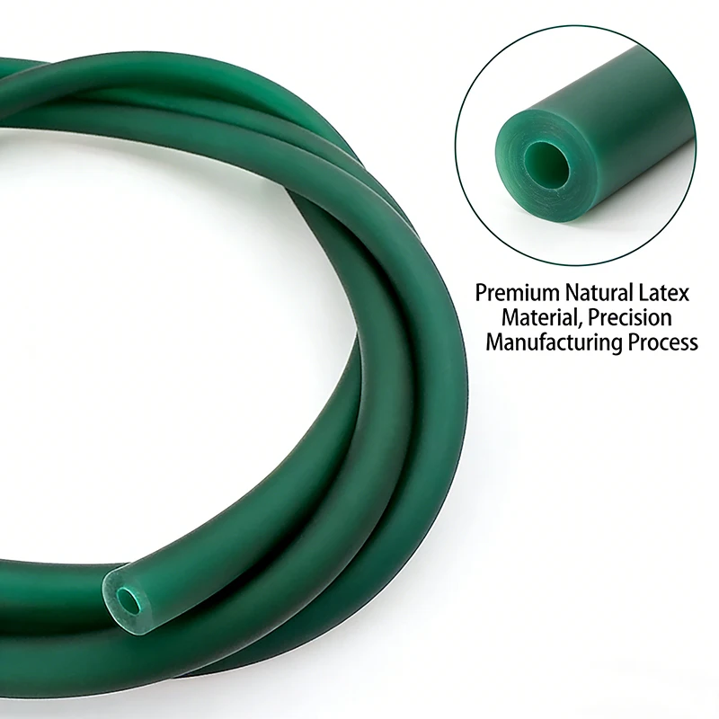 Dark Green Natural Latex Rubbe - Speargun Rubber Band ulasan dan harga